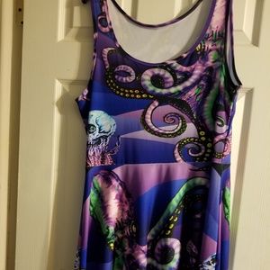 Squid skull Skater Dress